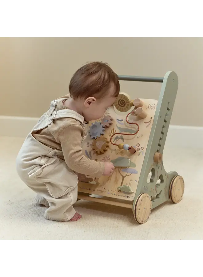 Little Dutch - Activiteitenloopwagen - Safari friends