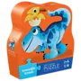 Crocodile Creek - Mini puzzel, 12 stukjes - Dinovrienden