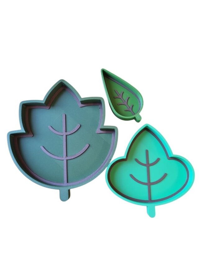 Mini vulvormen set - Herfstbladeren