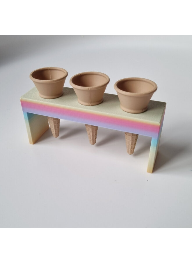 Kiddi - Puntijsjeshouder triple - Regenboog