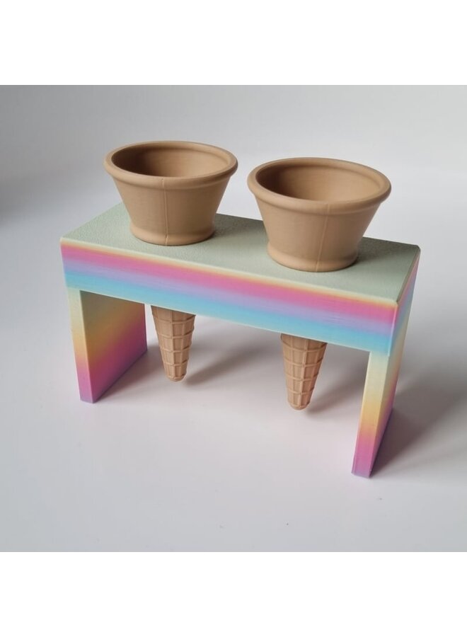 Kiddi - Puntijsjeshouder dubbel - Regenboog