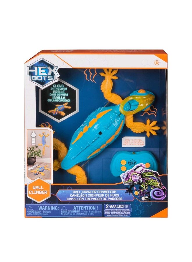 Wall crawler kameleon RC - Blauw/Oranje