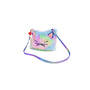 Great Pretenders - 83348 Rainbow furry kitty purse