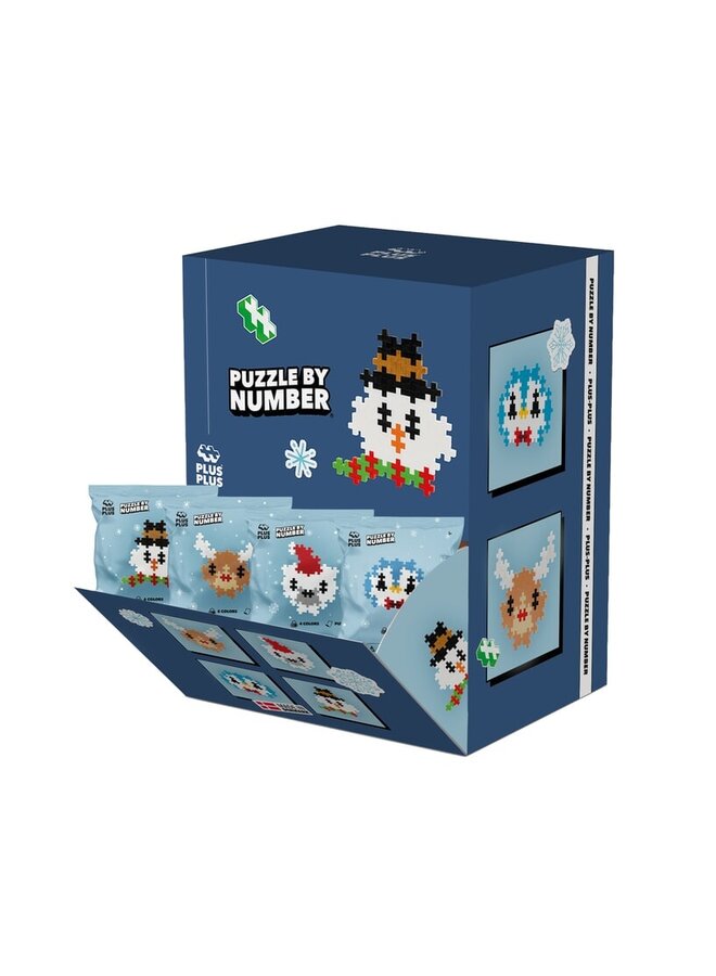 Plus Plus - Puzzle by number - Winter