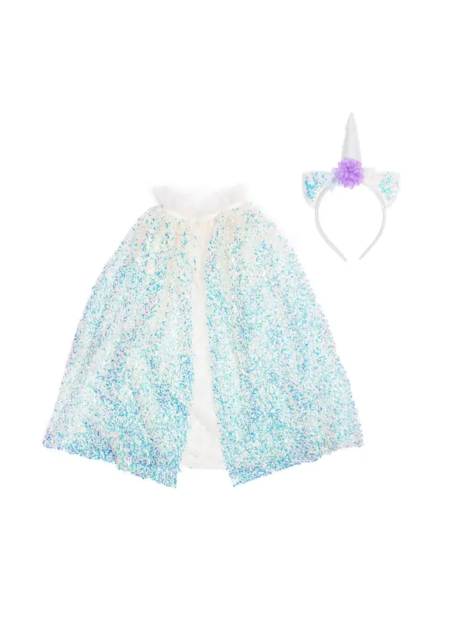 Great Pretenders - 51405 Unicorn sparkle cape with headband
