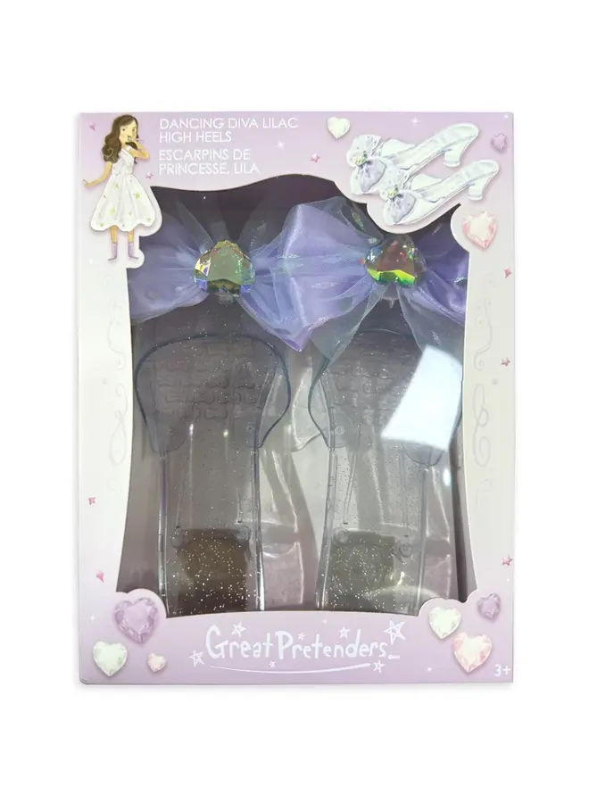 Great Pretenders - 18735 Dancing diva high heels - Lilac