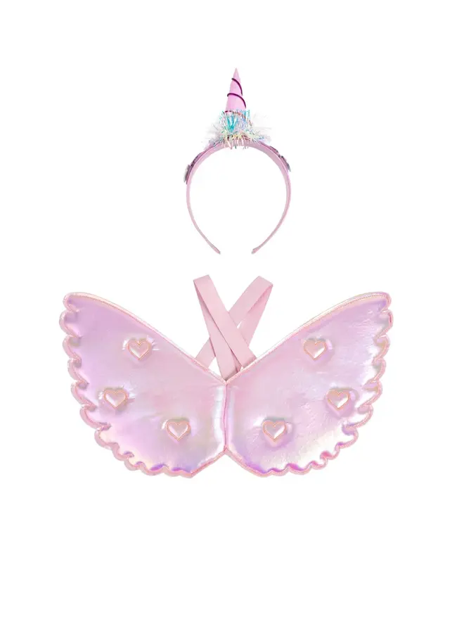 16500 Moonbeam alicorn headband with wings set