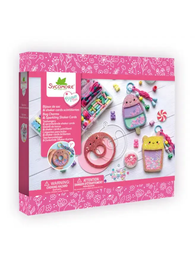 Bijoux box - Bag charms & shake cards - Sweet treats