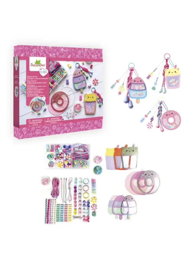 Sycomore - Bijoux box - Bag charms & shake cards - Sweet treats