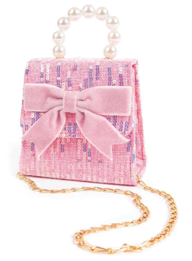 Great Pretenders - 83349 The mademoiselle mini purse with headband - Pink