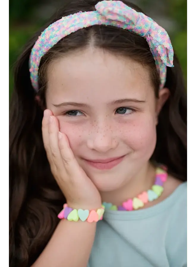 Great Pretenders - 86122 Sweet tart heart necklace & bracelet set