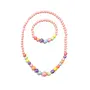 Great Pretenders - 86159 Pearly pastel necklace & bracelet set