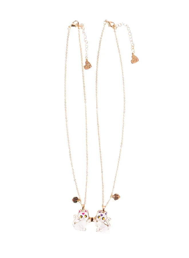 Great Pretenders - 86176 Smitten kitty tear and share necklace set