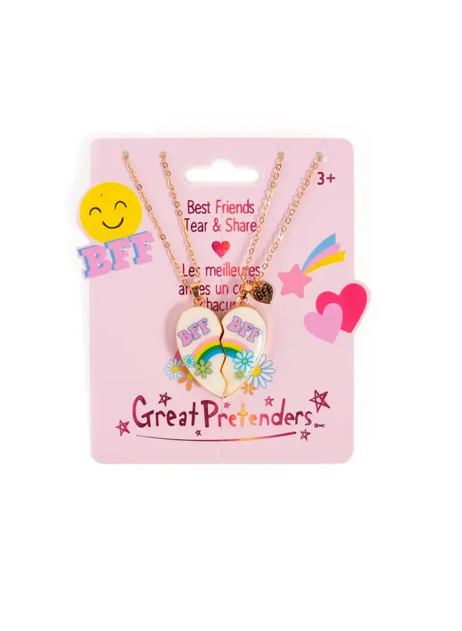 Great Pretenders - 86187 Bodacious besties tear and share necklace