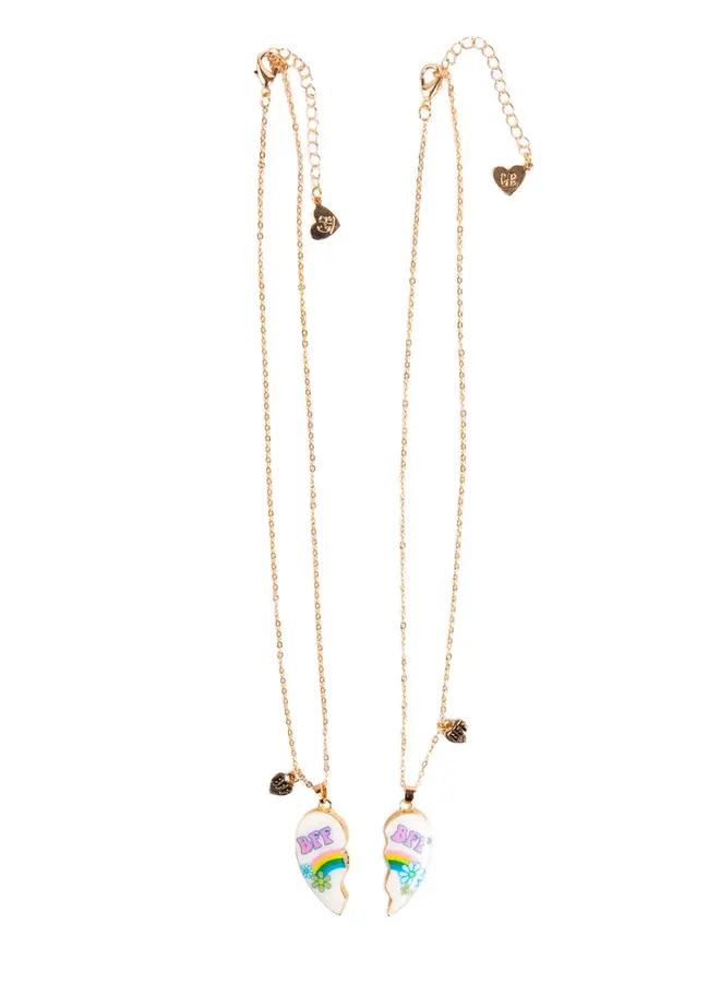 Great Pretenders - 86187 Bodacious besties tear and share necklace