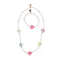 Great Pretenders - 86188 Heart geode necklace & bracelet set