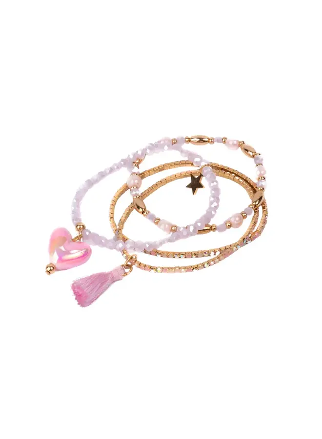 90024 Boutique luminescent love bracelet set