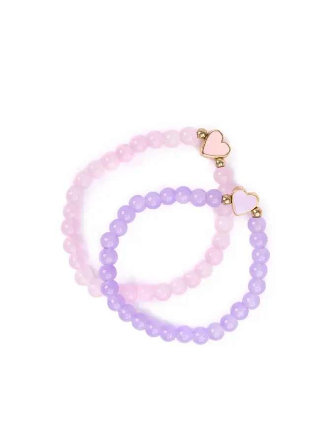 91802 Boutique chic with all my heart bracelet set