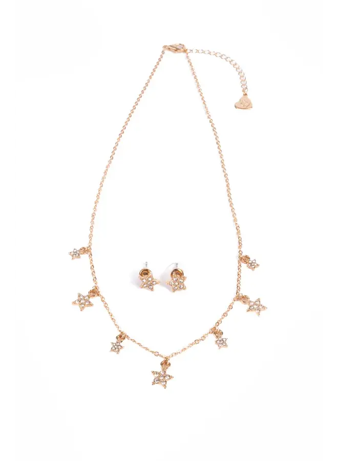 Great Pretenders - 92211 Boutique chic rising star necklace & earring set