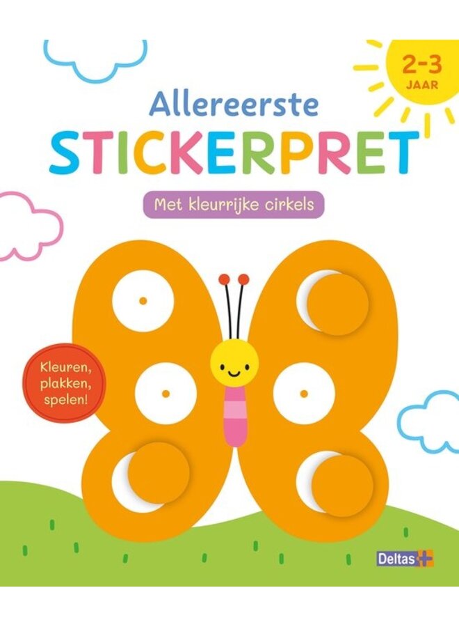 Deltas - Allereerste stickerpret met kleurrijke cirkels (2-3 j.)