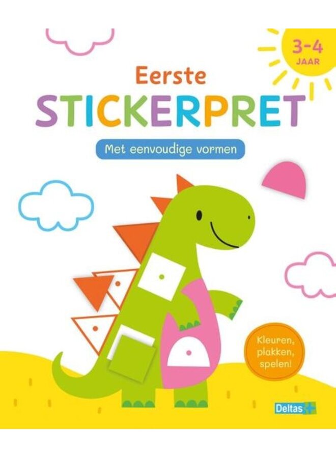 Deltas - Eerste stickerpret met eenvoudige vormen (3-4 j.)