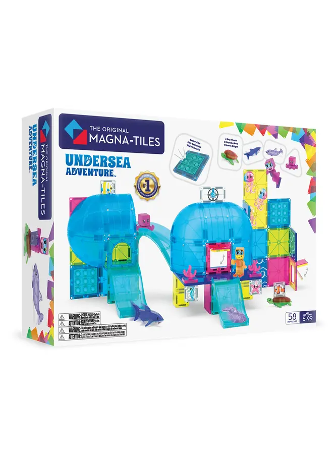 MAGNA-TILES - Undersea adventure - 58 stuks