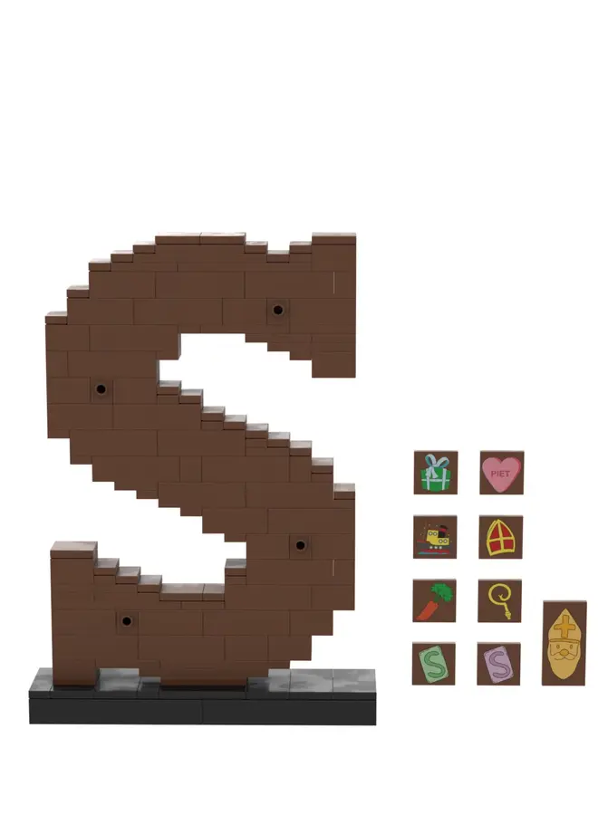 Sintbricks - Bouw je eigen chocoladeletter