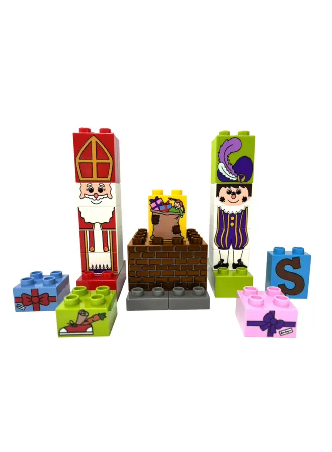 Sintbricks - XL speelset Sint & Piet