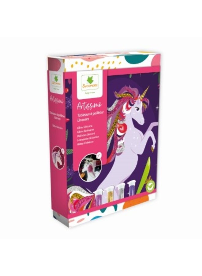Sycomore - Artissimo - Glitter boards - Unicorns