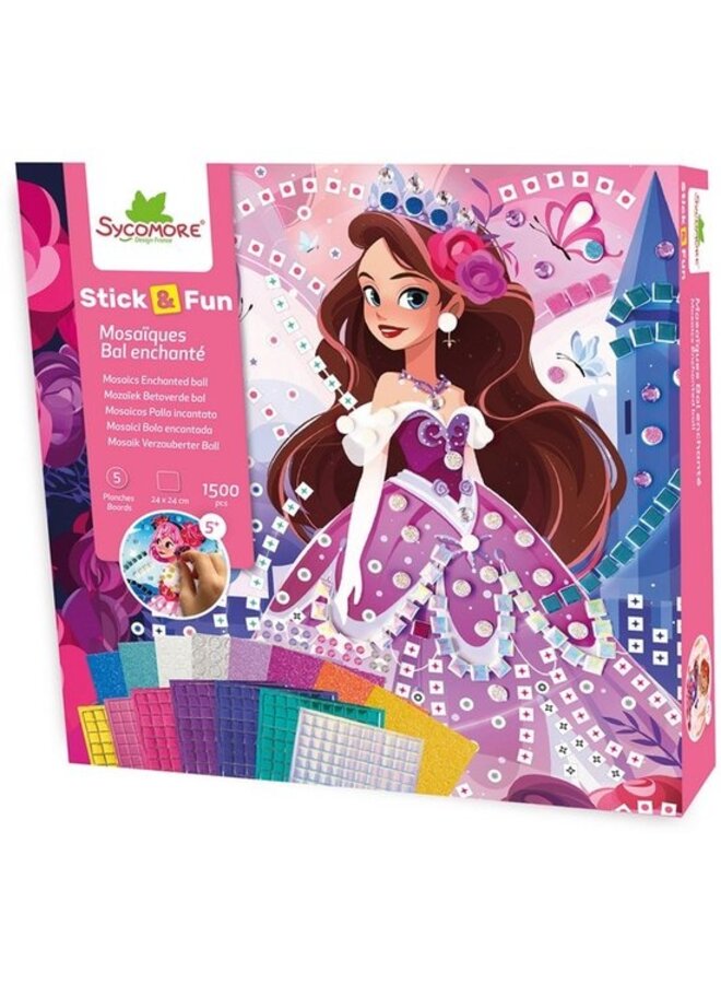 Sycomore - Stick'n fun - 3D mosaics pencil set