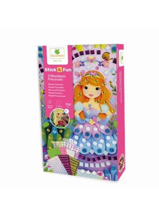 Stick'n fun - Mini mosaics princesses
