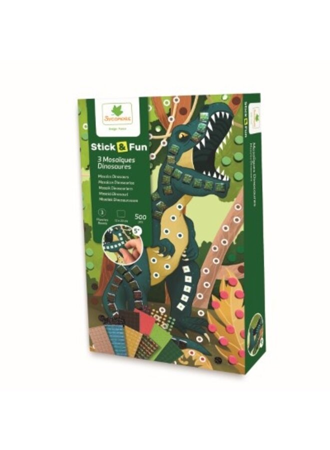 Sycomore - Stick'n fun - Mosaics dinosaurs XS
