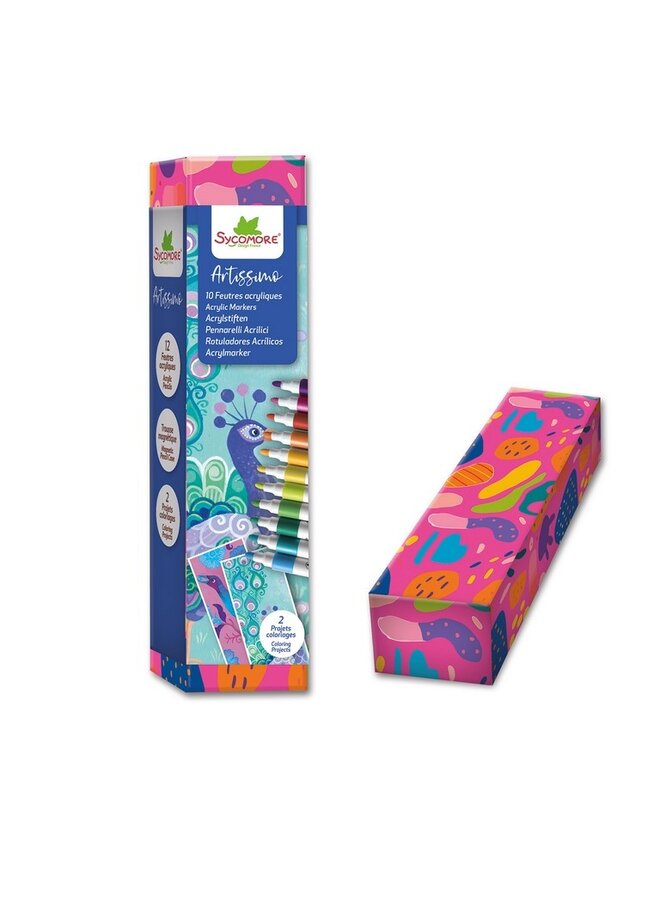 Sycomore - Artissimo - 10 acrylic markers