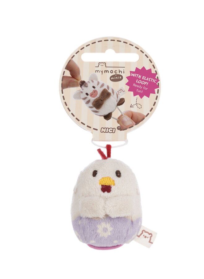 NICI - Mymochi mini's - Chicken Henna w. flowers (#4)