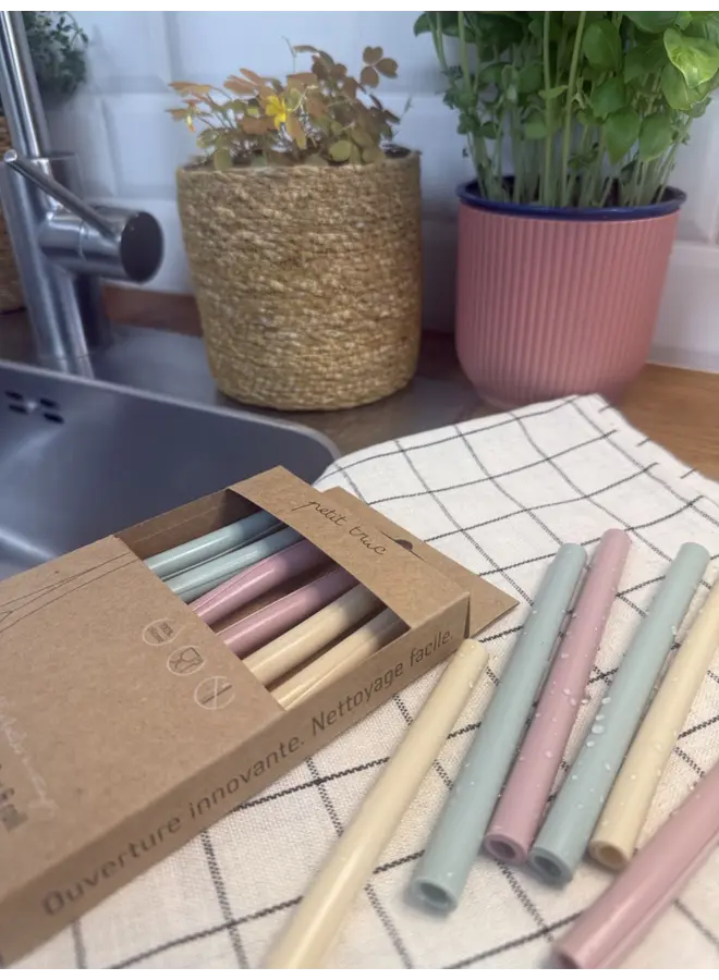 Petit Truc - Flex & roll siliconen rietjes