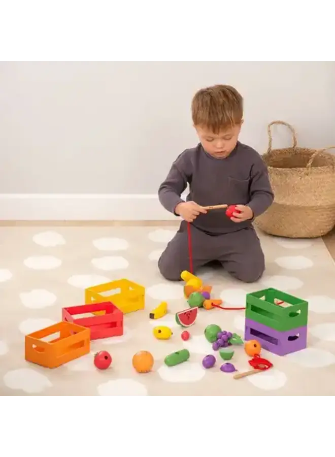 Tickit - Houten sorteerkratten voor fruit en groenten
