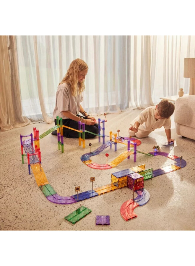 Cleverclixx - Large race track pastel - 80 pieces