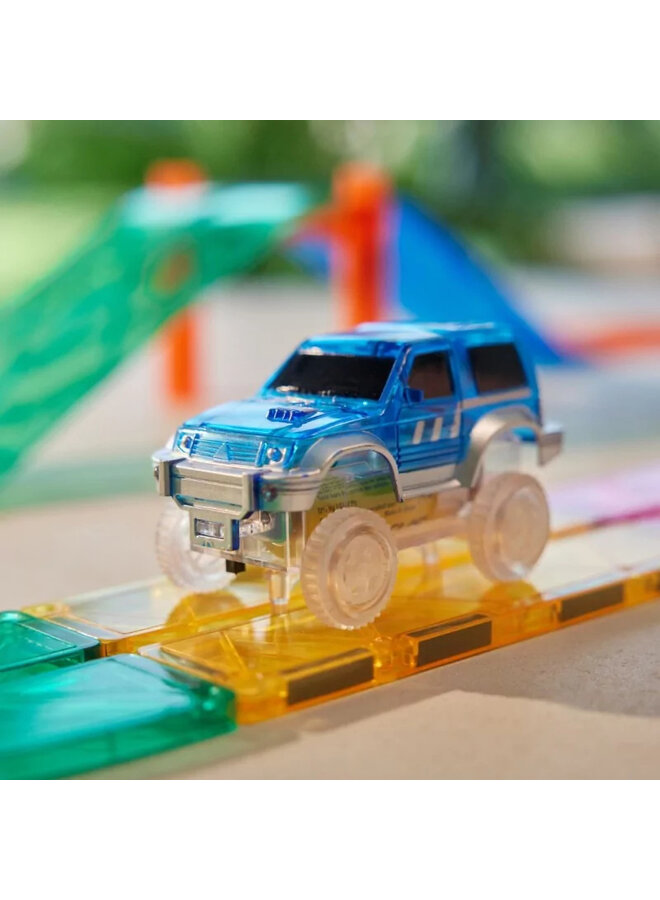 Cleverclixx - Race track car - Blue