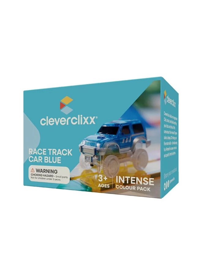 Cleverclixx - Race track car - Blue