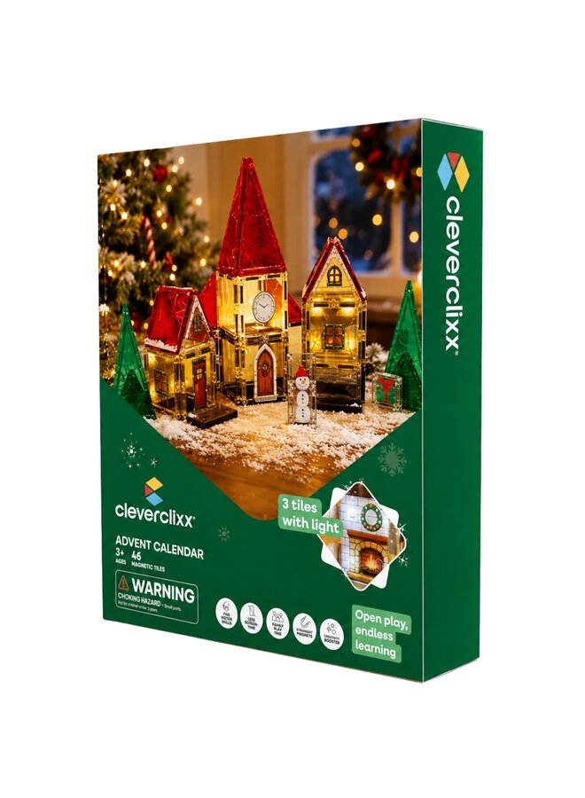 Cleverclixx - Christmas village advent calender - 46 pieces