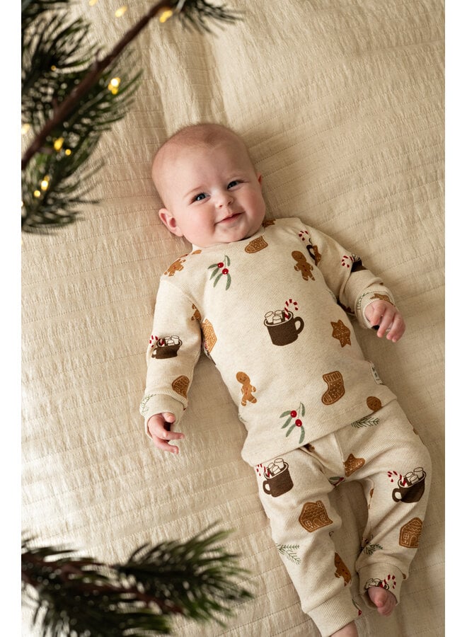 Feetje - Cosy cookie - Premium sleepwear - Offwhite melange