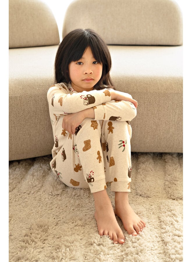 Feetje - Cosy cookie - Premium sleepwear - Offwhite melange