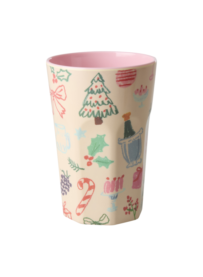 rice - Grote melamine beker - Xmas galore