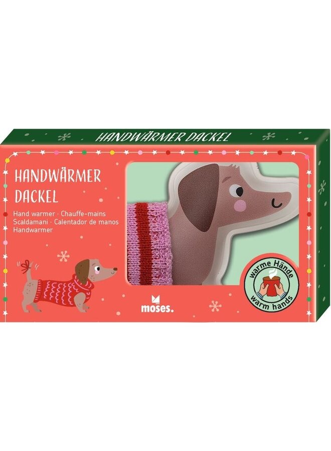 16641 - Handwarmer teckel - Roze