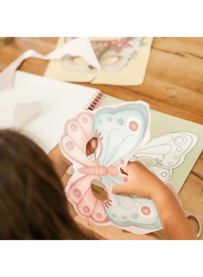 Little Dutch - Knutselboek maskers - Rosa
