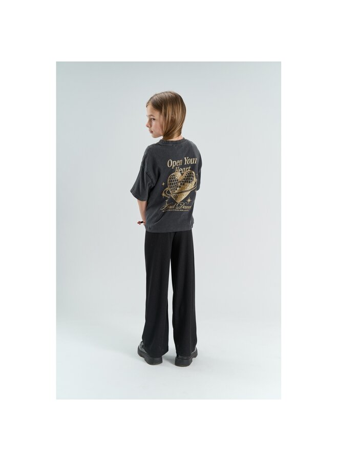 The New - Yvette wide glitter pants - Black beauty