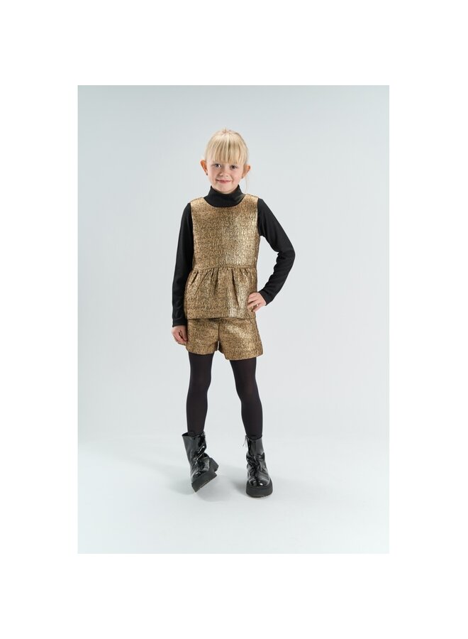 The New - Yvette rib top - Black beauty
