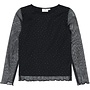 The New - Yancy mesh top - Black beauty