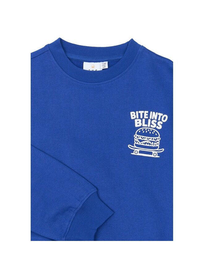 The New - Yonas oversized sweatshirt - Mazarine blue
