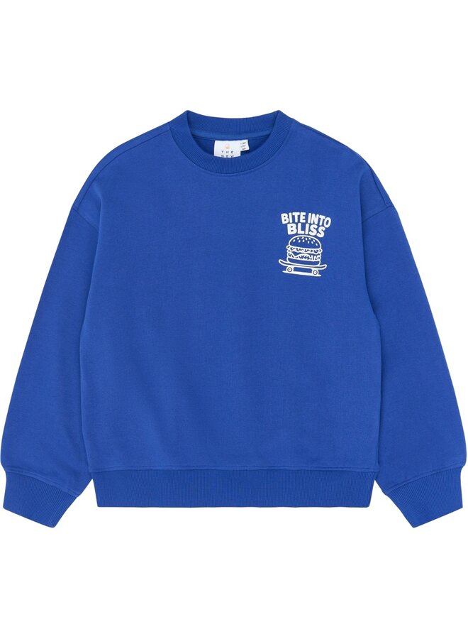 The New - Yonas oversized sweatshirt - Mazarine blue